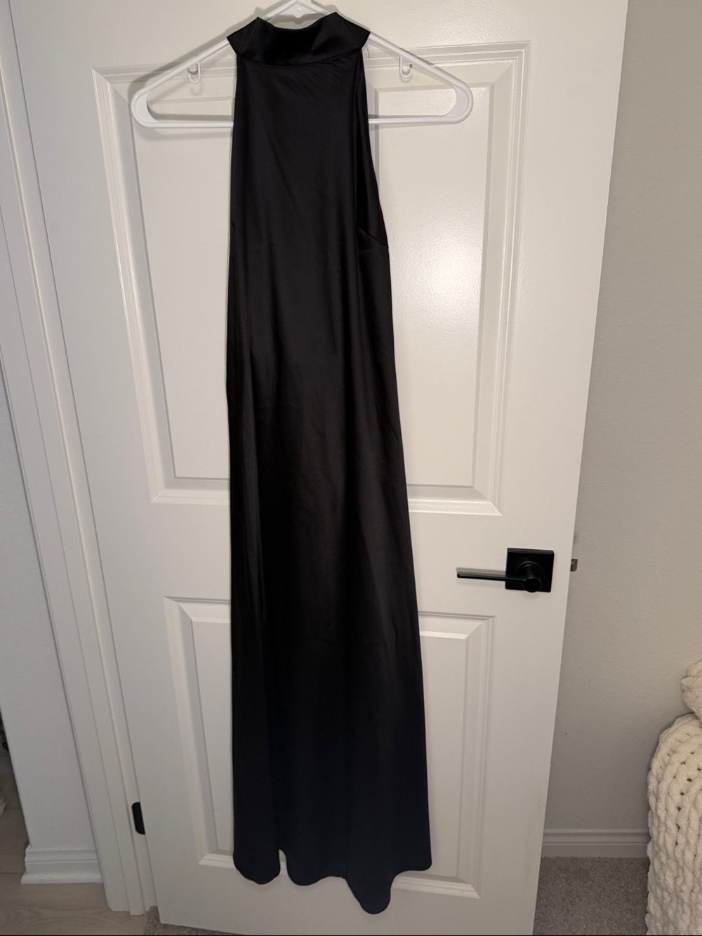 Cider Black Halter Neck Maxi Dress